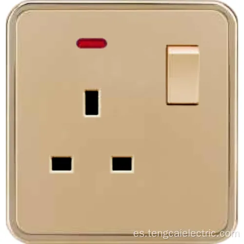 PC Plastic Light Switch Socket 1 Gang